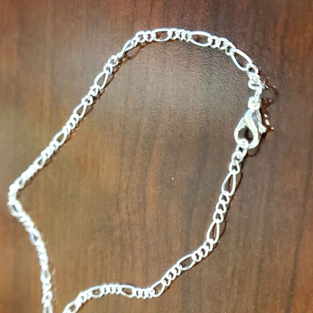 Genuine 925 silver necklace with lobster clasp